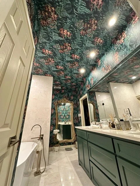 Wallpaper installation in Capitol Hill