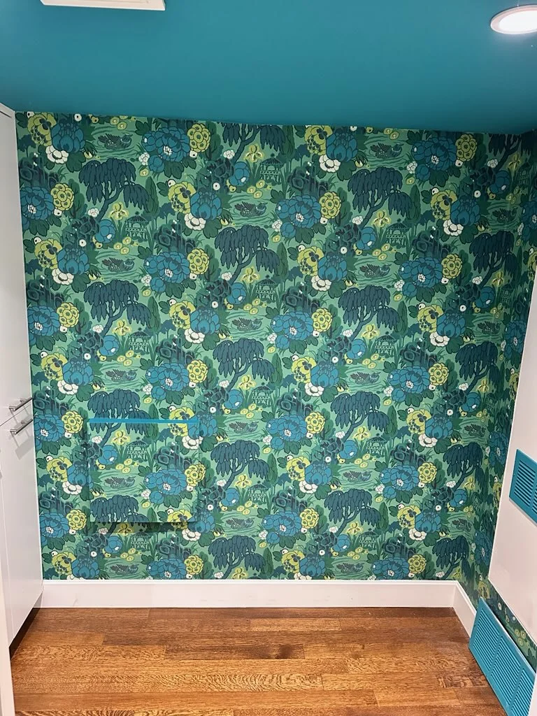 Wallpaper installation in First Hill